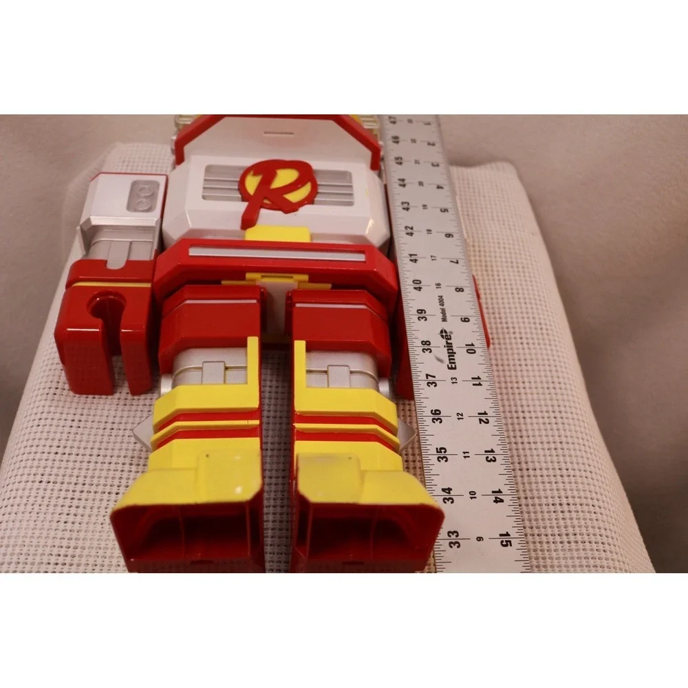 Ryan's World Mega Mecha Titan Robot Transforming Figure Red Yellow White 18in